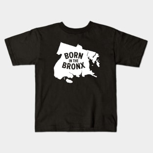 Born in the Bronx - New York Bronx Map Kids T-Shirt